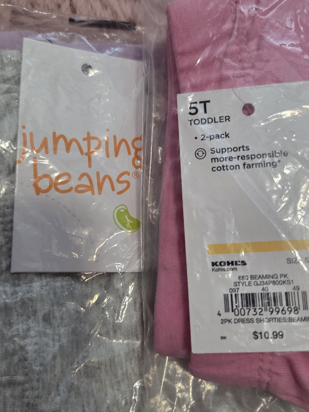 Jumping Beans Girls 2-Pack Shorts